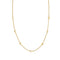 Beginnings Sterling Silver Gold Necklace N4778