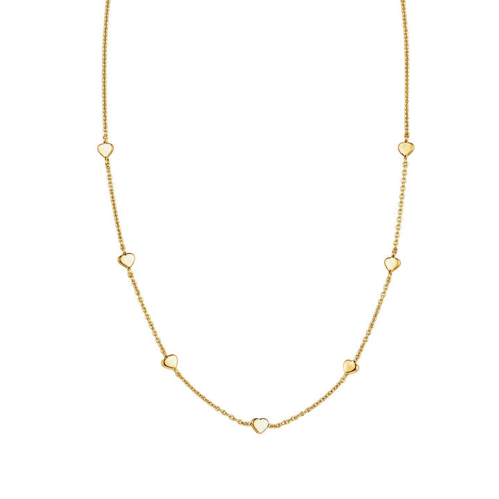 Beginnings Sterling Silver Gold Necklace N4778