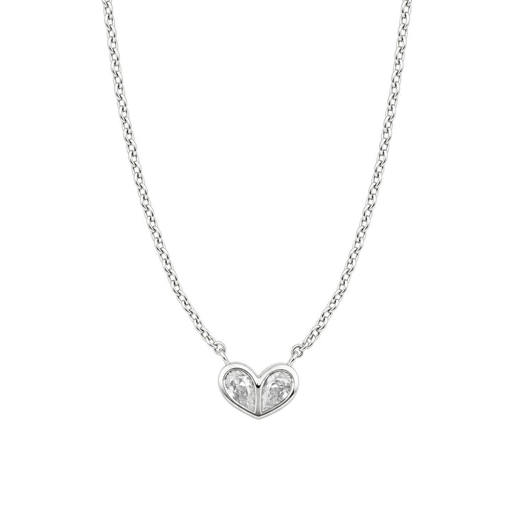 Beginnings Sterling Silver Cubic Zirconia Necklace N4781C