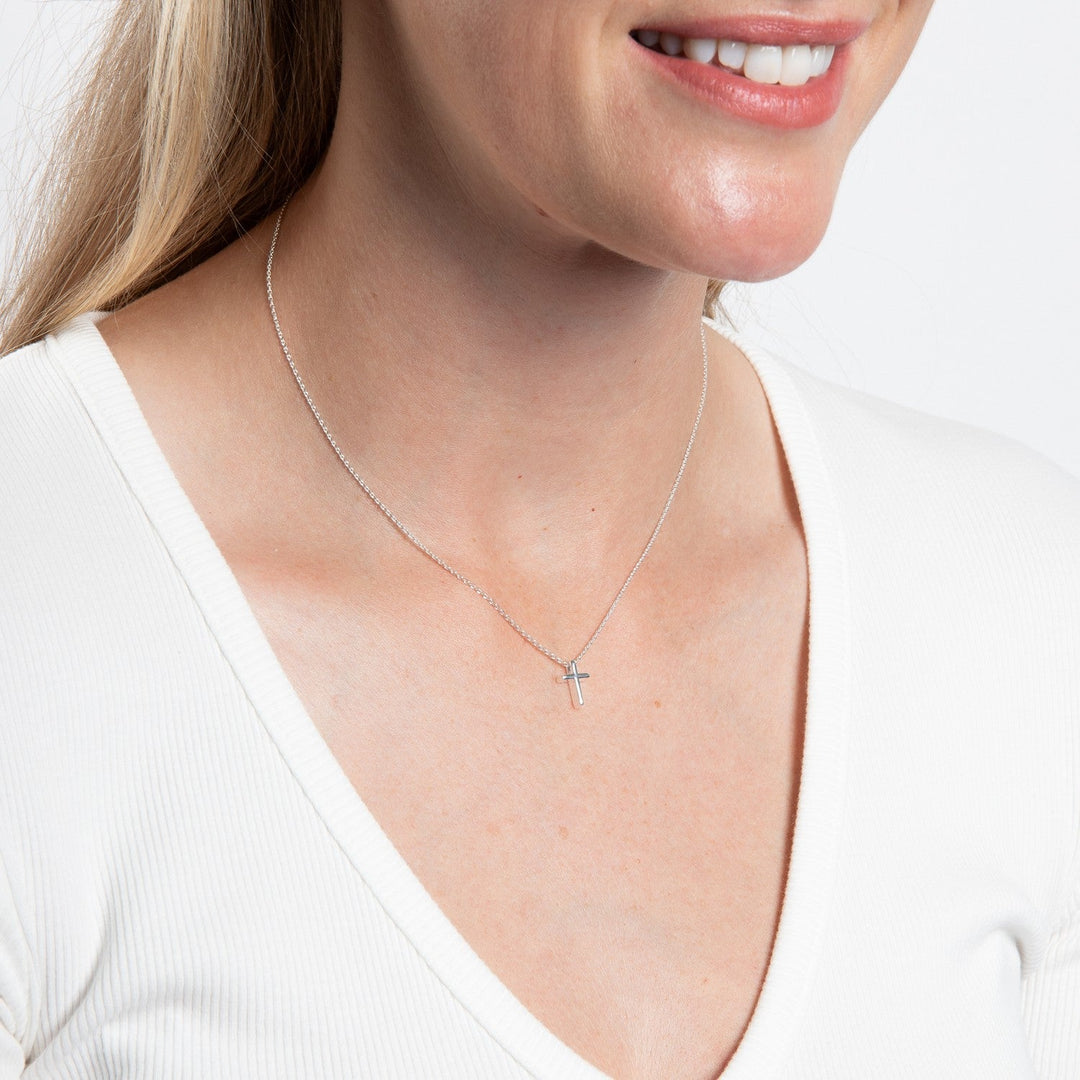 Beginnings Sterling Silver Gold Necklace N4784