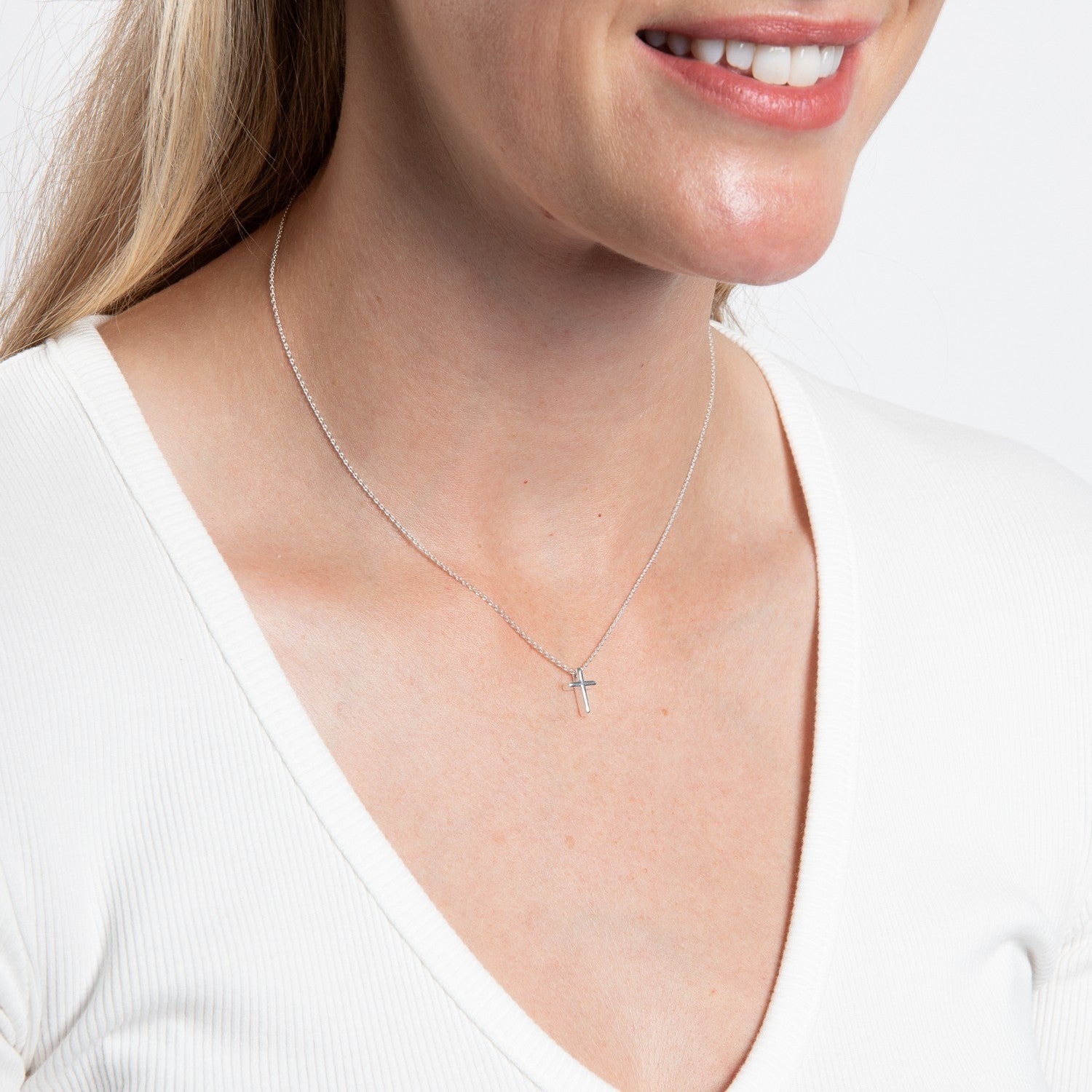 Beginnings Sterling Silver Gold Necklace N4784