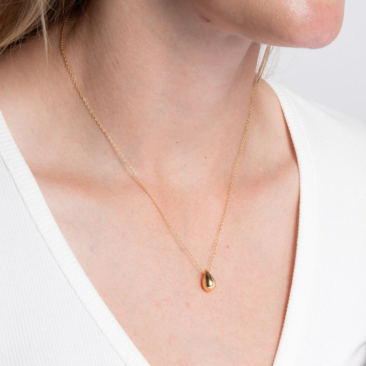 Beginnings Sterling Silver Gold Necklace N4785
