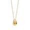 Beginnings Sterling Silver Gold Necklace N4785