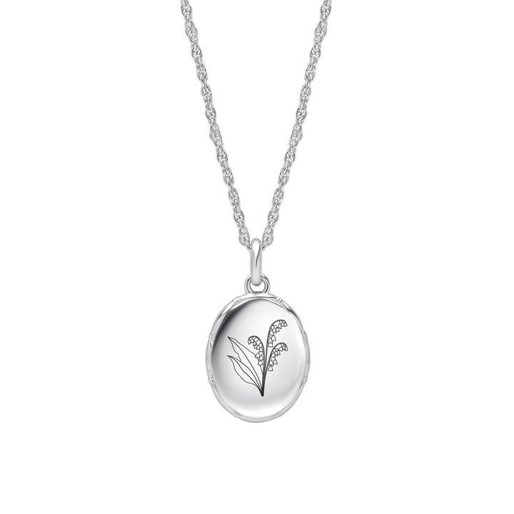 Laura Ashley Ferndale Border Birth Bloom Necklace May N4791