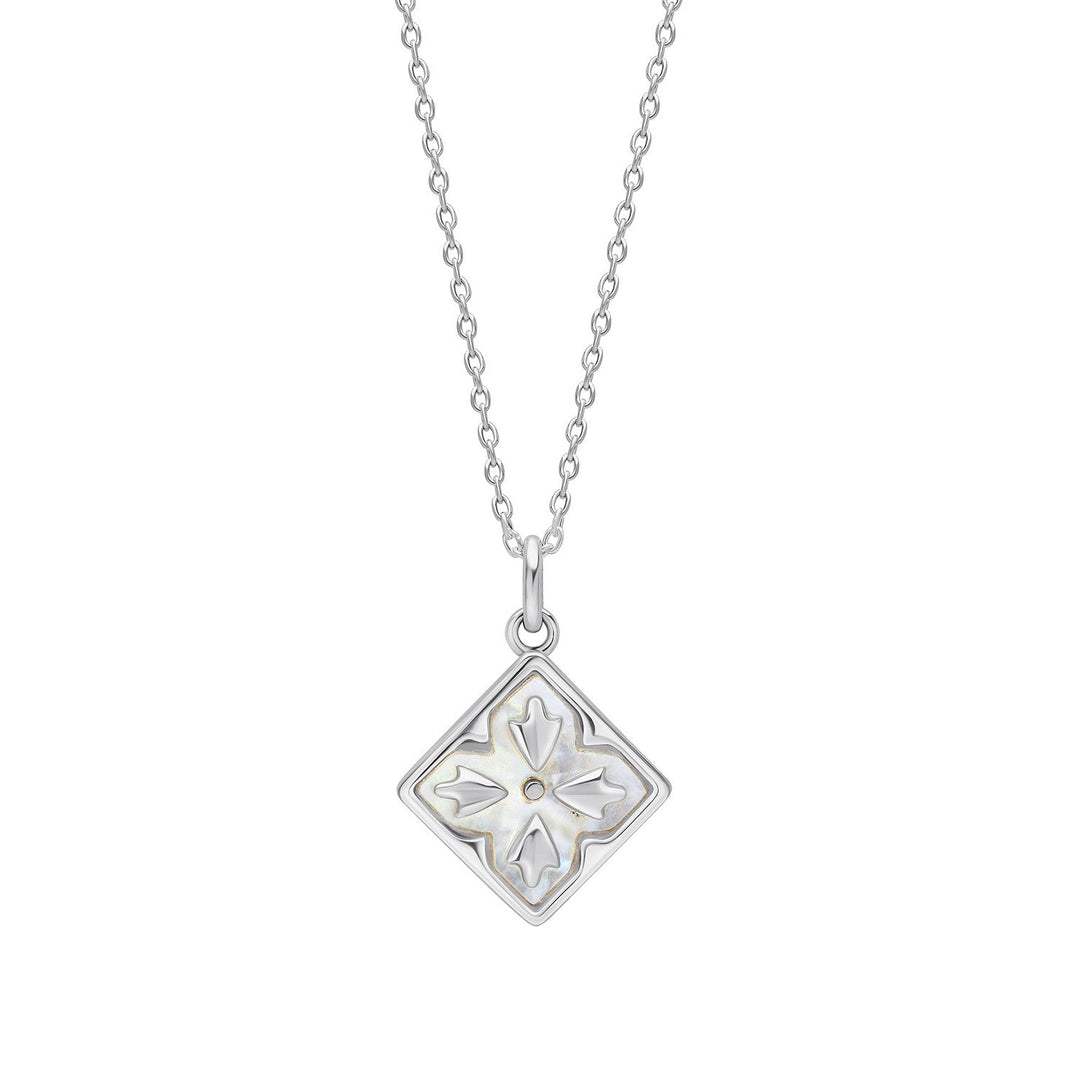 Laura Ashley Mr Jones Mother of Pearl Inlay Necklace N4800