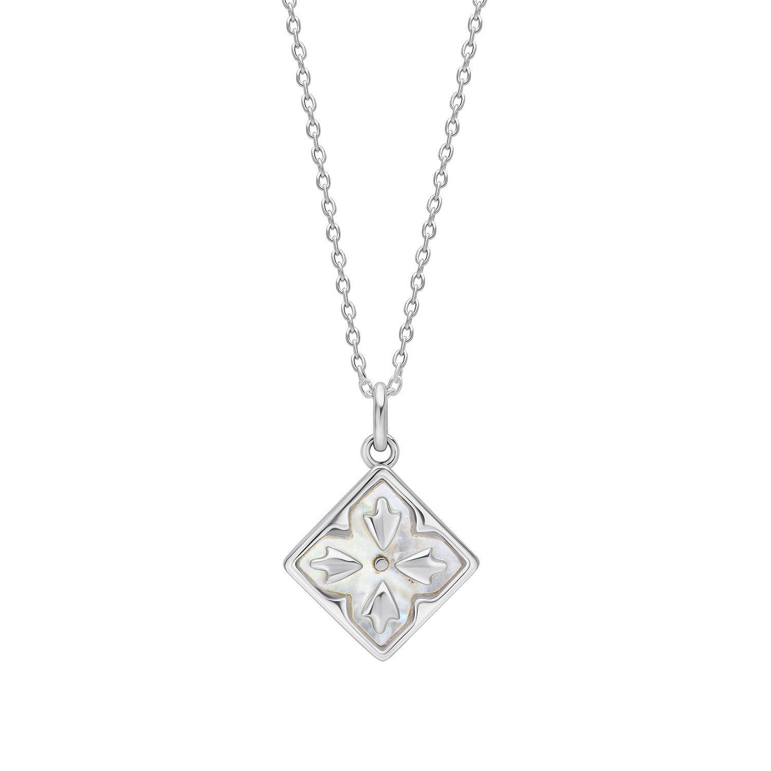 Laura Ashley Mr Jones Mother of Pearl Inlay Necklace N4800