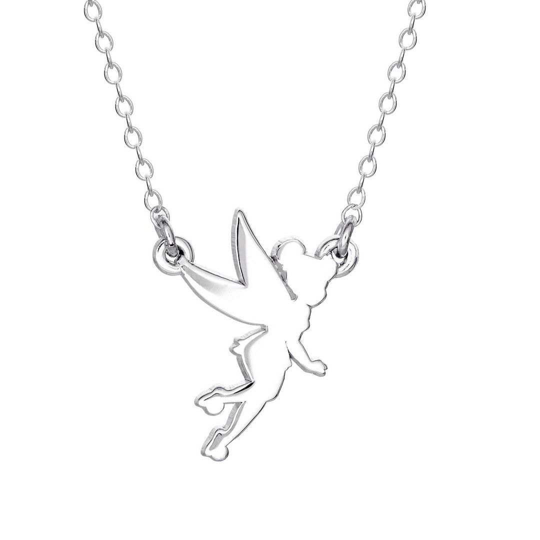 Disney Princess Sterling Silver 925 Tinkerbell 18" Necklace N900527SL-18.PA