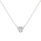 Disney Mickey & Minnie Sterling Silver 925 16" Mouse April Cz Necklace N905424SAPRL-16.PH