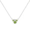 Disney Mickey & Minnie Sterling Silver 925 16" Mouse August Cz Necklace N905424SAUGL-16.PH