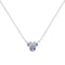 Disney Mickey & Minnie Sterling Silver 925 16" Mouse December Cz Necklace N905424SDECL-16.PH