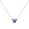 Disney Mickey & Minnie Sterling Silver 925 16" Mouse September Cz Necklace N905424SSEPL-16.PH