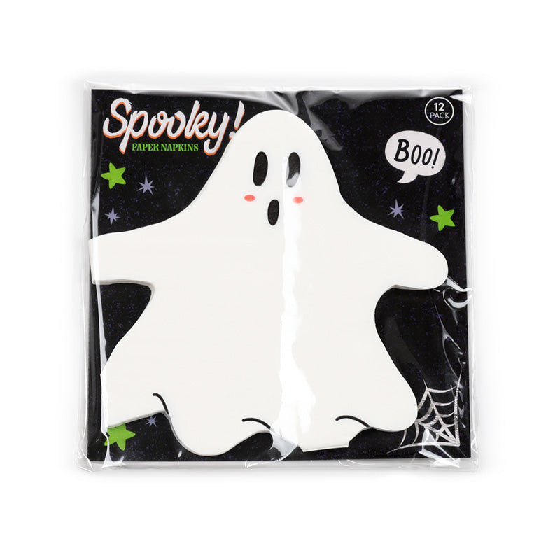 Halloween Ghost Pack of 12 3ply Paper Party Napkins NAPK08