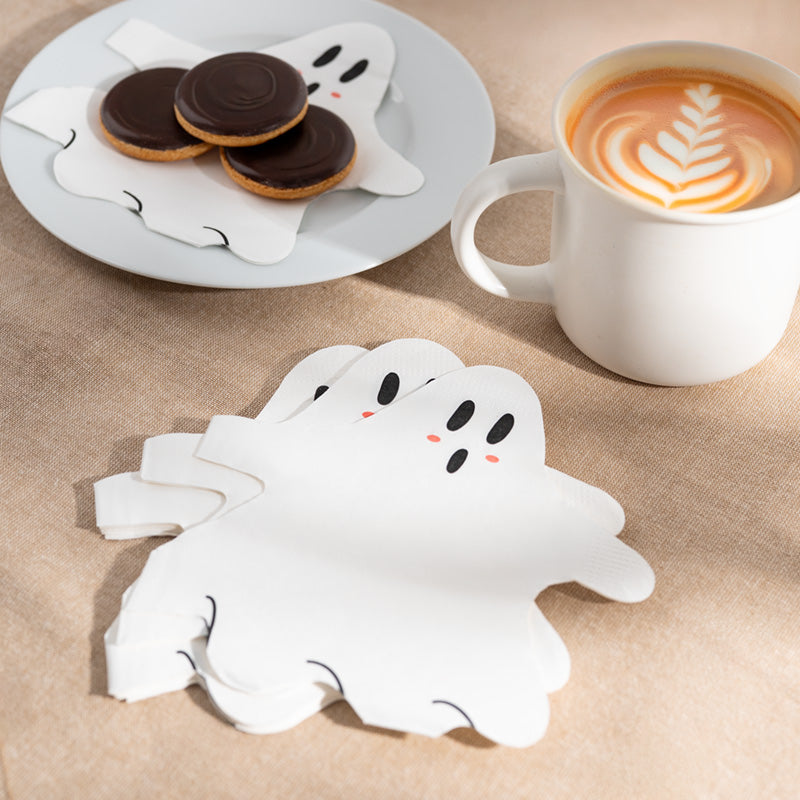 Halloween Ghost Pack of 12 3ply Paper Party Napkins NAPK08