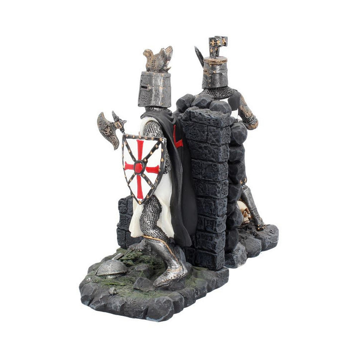 The Duel Bookends Historical Crusader Ornament Figurines NEM2195