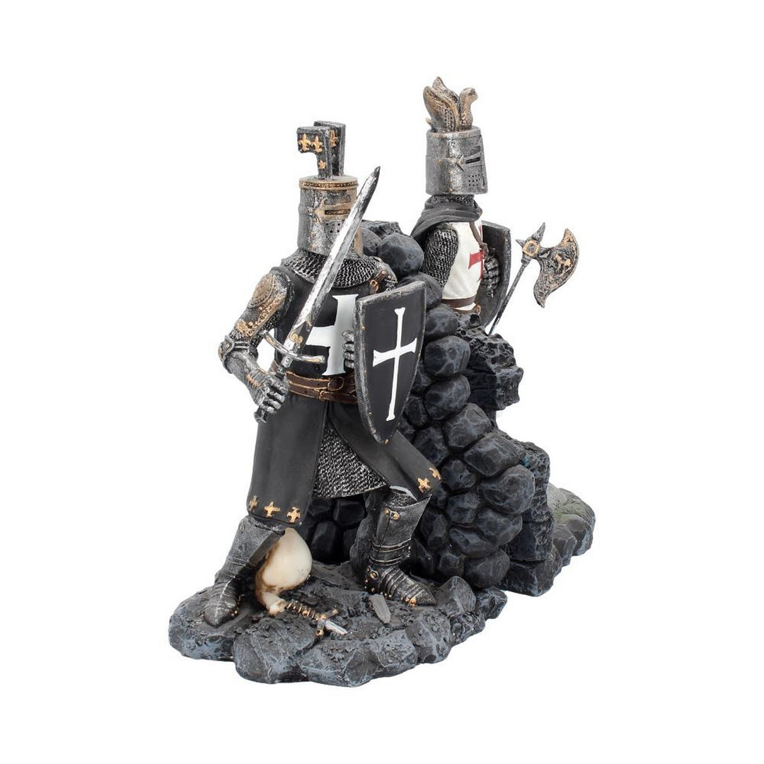 The Duel Bookends Historical Crusader Ornament Figurines NEM2195