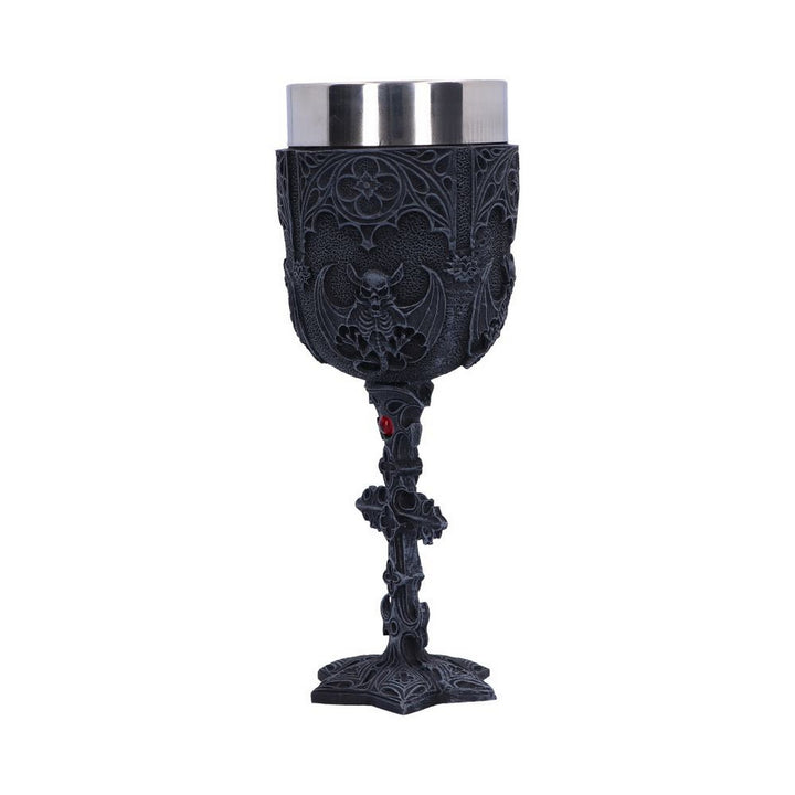 Vampires Goblet Gothic Horror Bat Wine Glass NEM2248