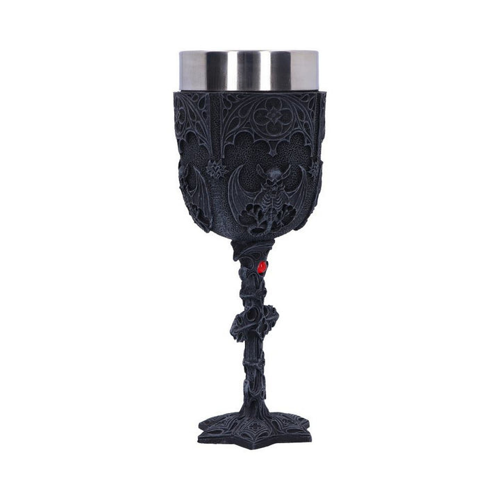 Vampires Goblet Gothic Horror Bat Wine Glass NEM2248