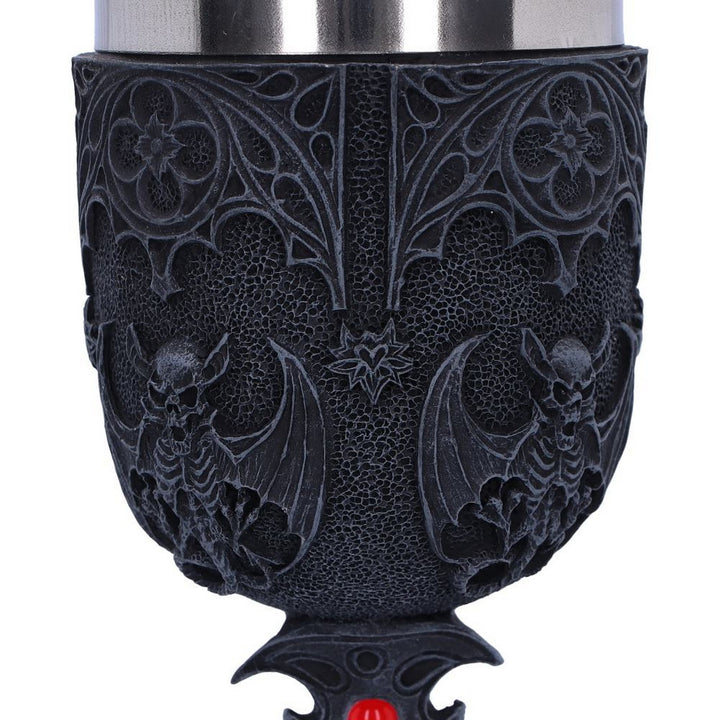 Vampires Goblet Gothic Horror Bat Wine Glass NEM2248