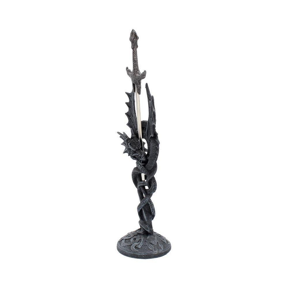 Celtic Realm Letter Opener Black Dragon Sword NEM2406