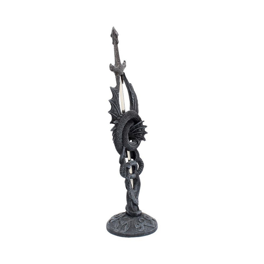 Celtic Realm Letter Opener Black Dragon Sword NEM2406