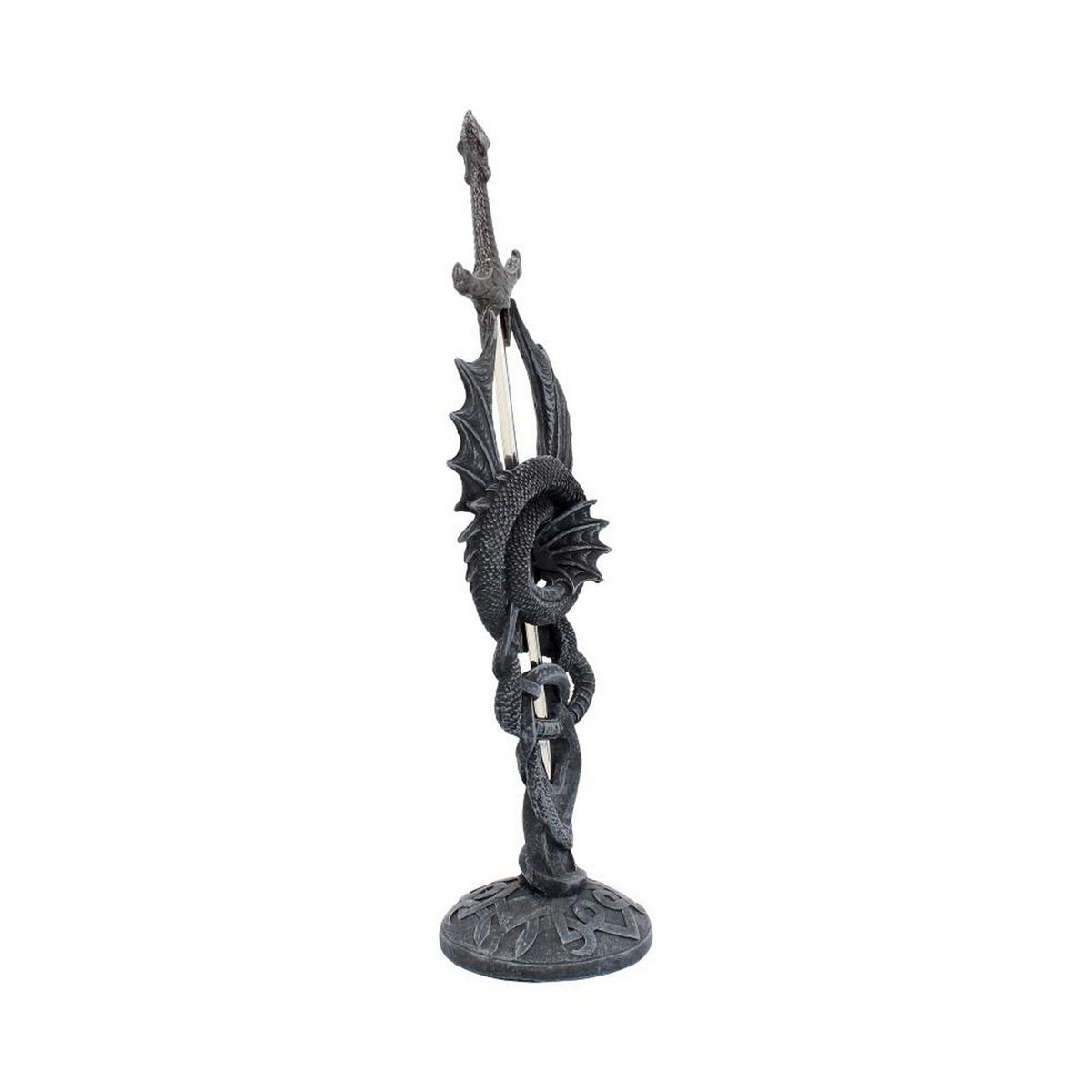 Celtic Realm Letter Opener Black Dragon Sword NEM2406