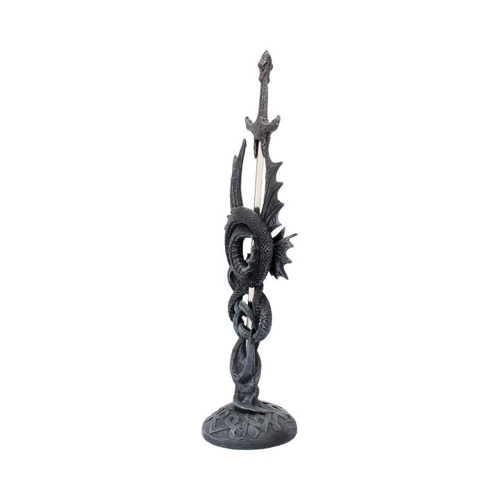 Celtic Realm Letter Opener Black Dragon Sword NEM2406