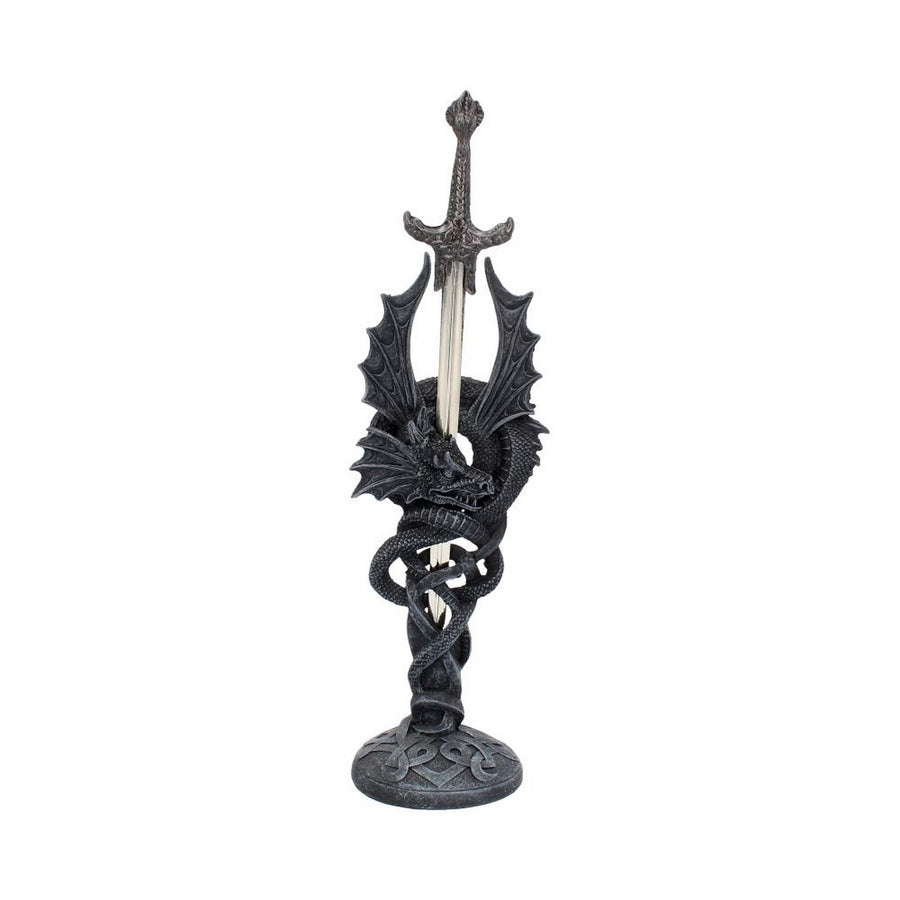 Celtic Realm Letter Opener Black Dragon Sword NEM2406