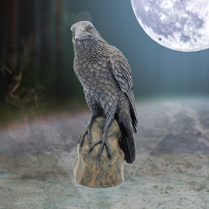 Ravens Rest Figurine Gothic Bird Ornament NEM2775