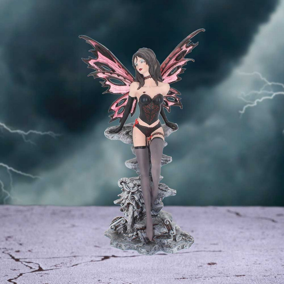 Small Scarlet 28.5cm Seductive Dark Fairy Figurine NEM3235