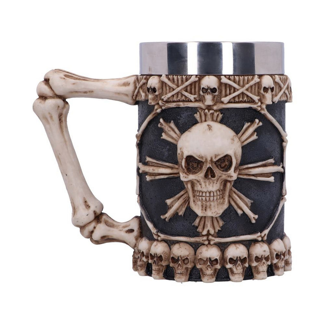 Large Tankard of Skulls Bone Skull Mug NEM3722