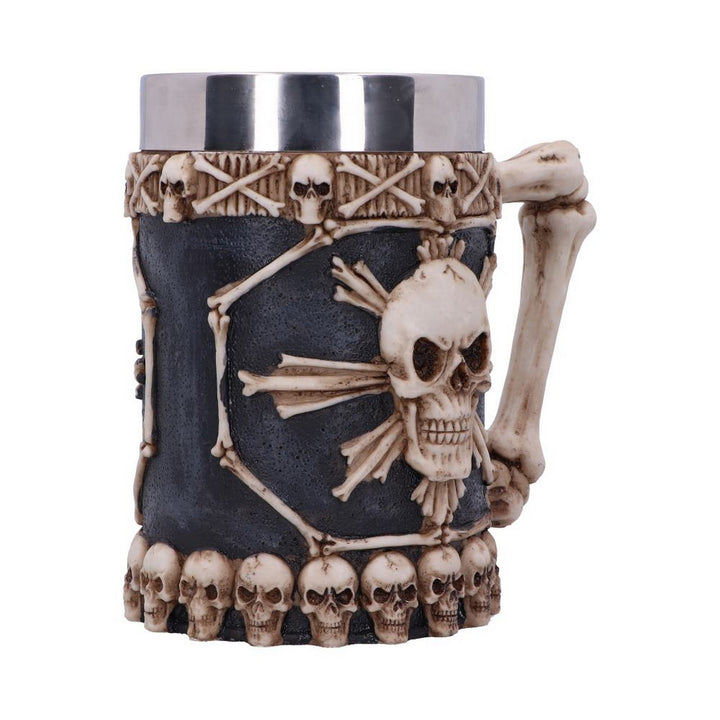 Large Tankard of Skulls Bone Skull Mug NEM3722