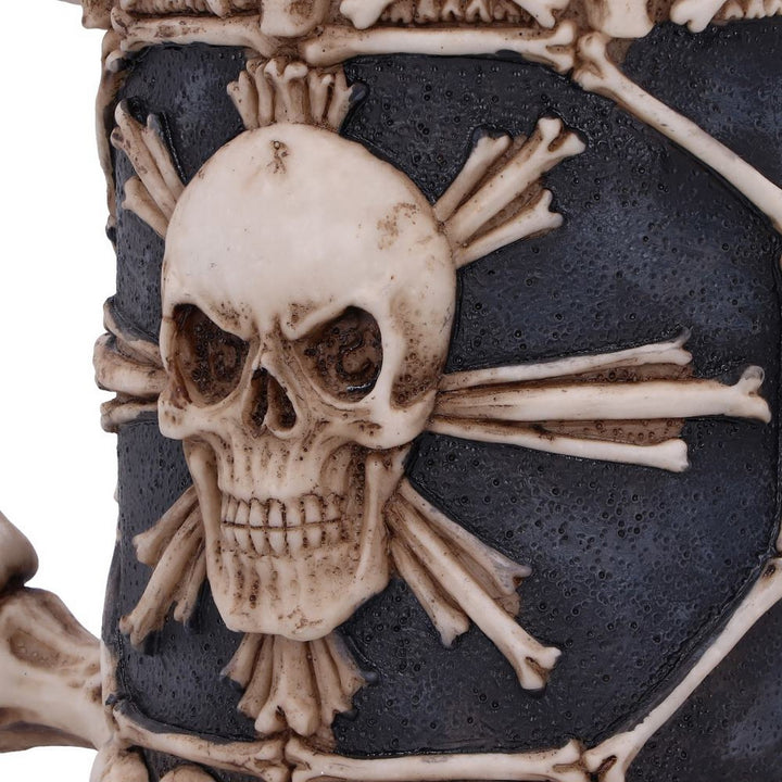 Large Tankard of Skulls Bone Skull Mug NEM3722