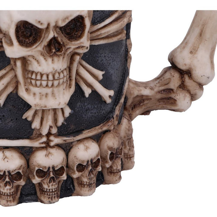 Large Tankard of Skulls Bone Skull Mug NEM3722