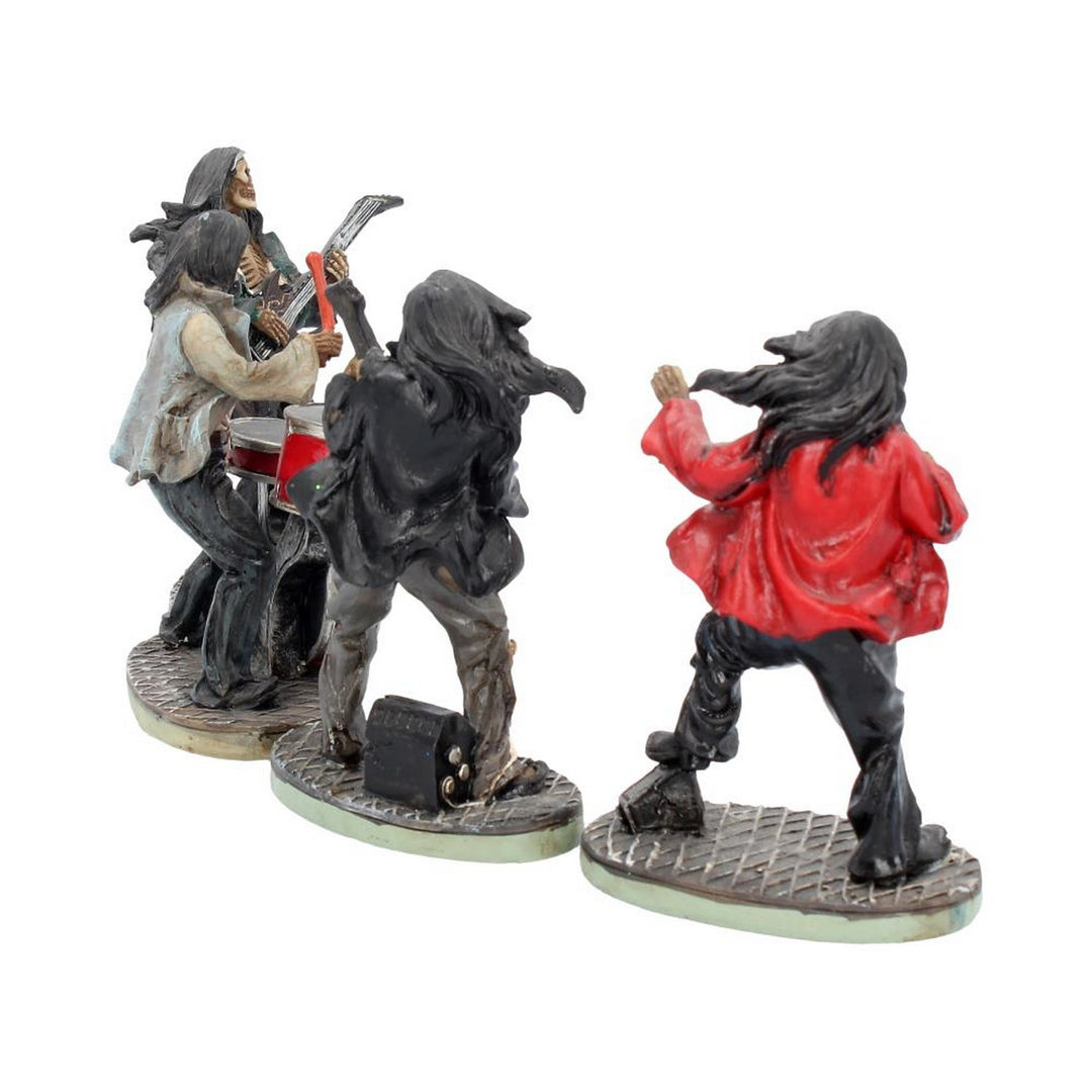 One Hell of a Band Figurine Set Drummer Bassist Guitarist Vocalist Ornament Set NEM3962