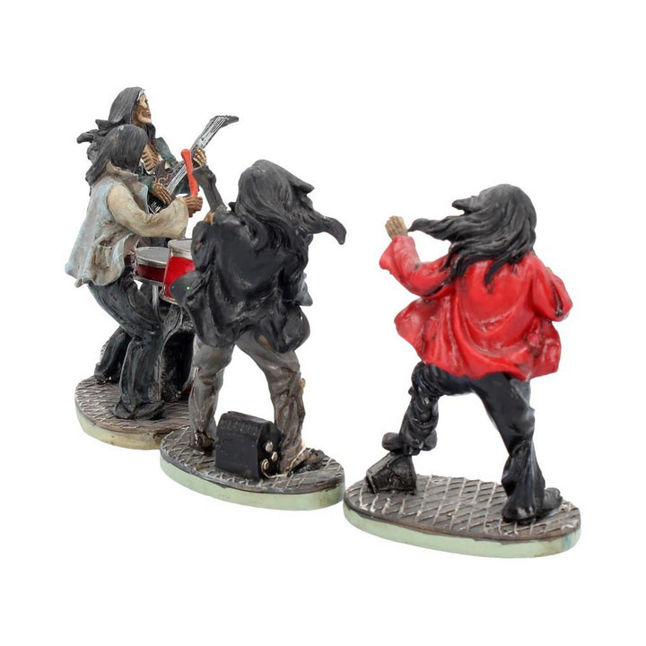 One Hell of a Band Figurine Set Drummer Bassist Guitarist Vocalist Ornament Set NEM3962