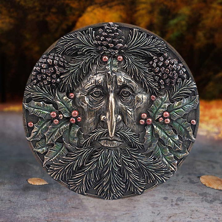 Bronzed Winter Tree Spirit Wall Plaque NEM4106