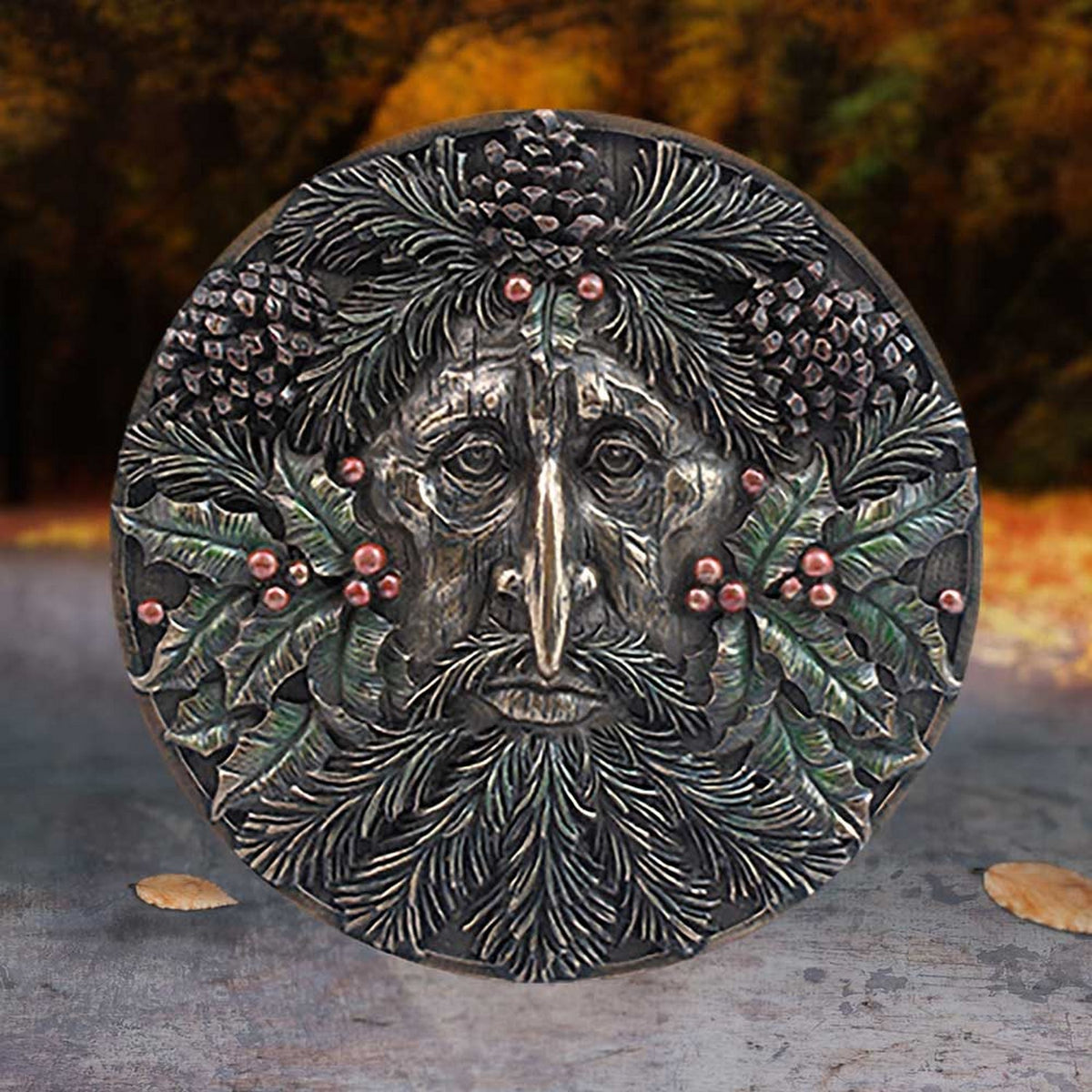 Bronzed Winter Tree Spirit Wall Plaque NEM4106