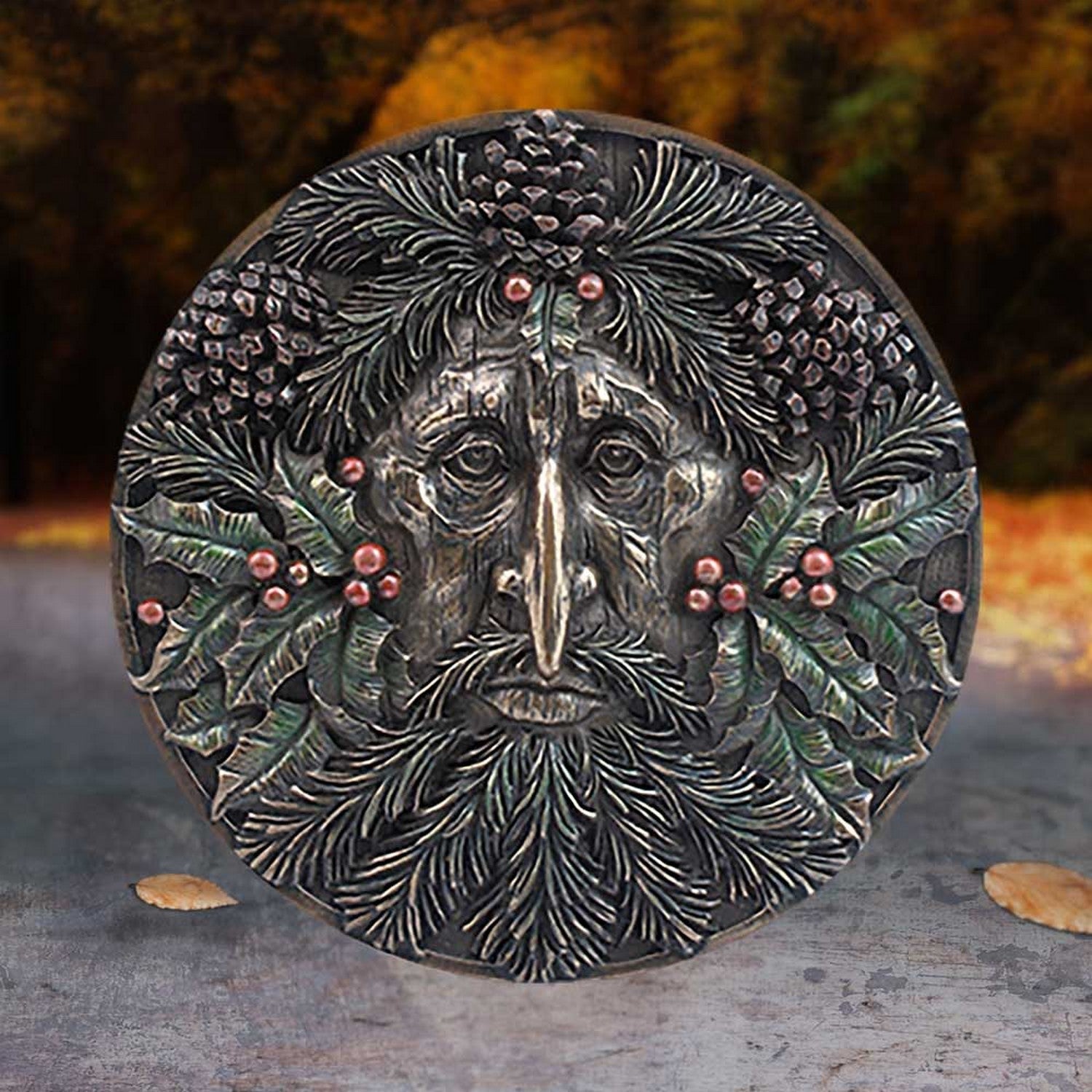 Bronzed Winter Tree Spirit Wall Plaque NEM4106