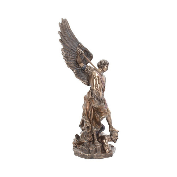 Bronzed Archangel Michael The Religious Warrior 37cm NEM4423