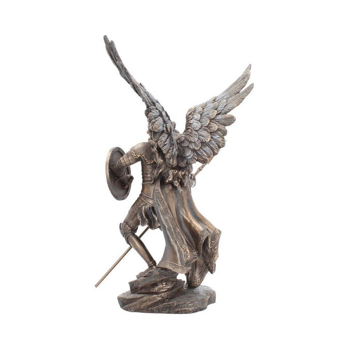 Bronzed Archangel Raphael Religious Warrior 35cm NEM4426