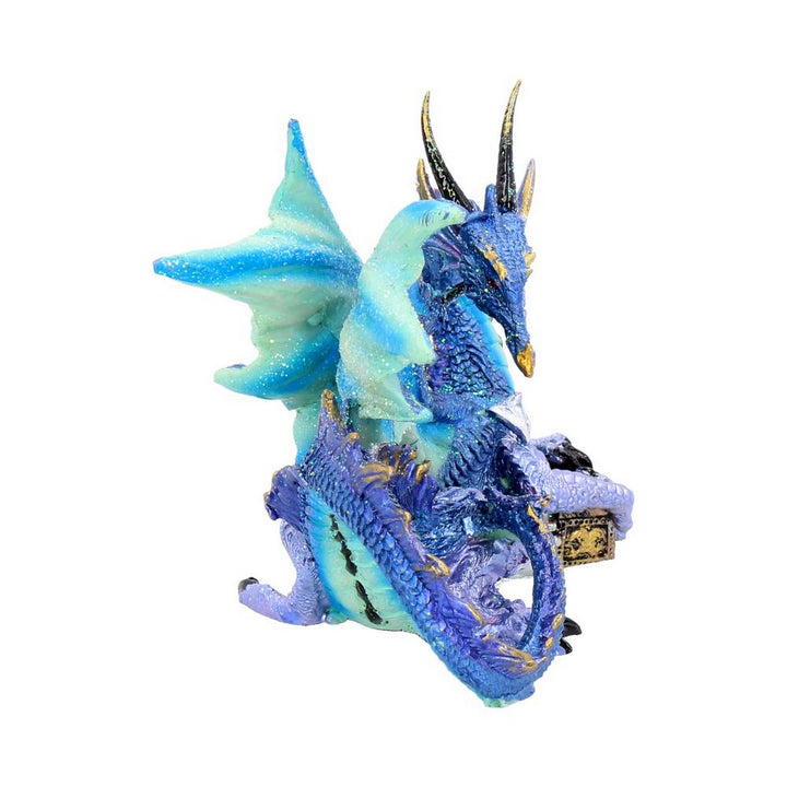 Piasa Sky Blue and Violet Small Fantasy Dragon Figurine NEM5695
