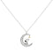 Collectable Peanuts Snoopy Stone Set Moon Necklace NF00742TZWL-18.PH