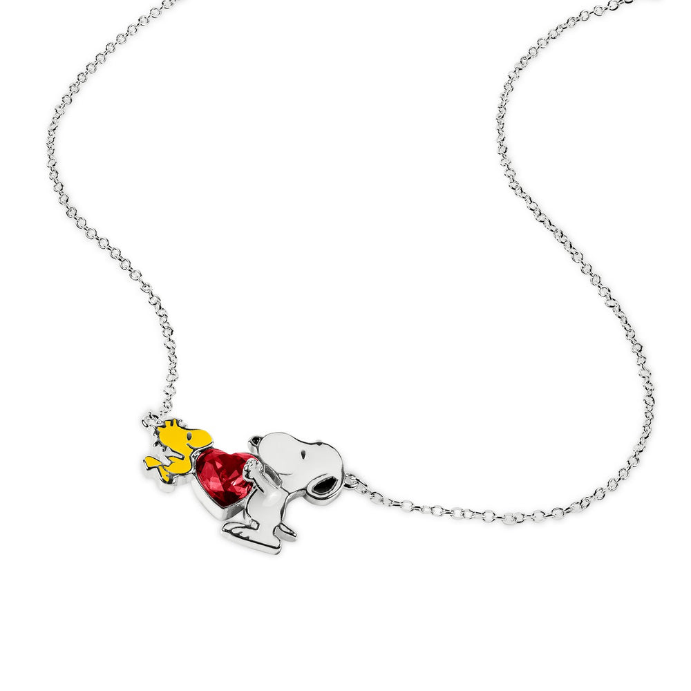 Peanuts Snoopy Necklace NF00747SRPL-18.PH