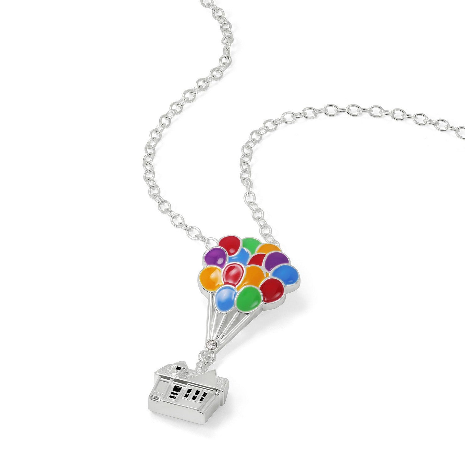 Disney Up Balloon House Necklace NF00939SL-18.PH