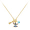 Disney Stitch Charm With Stones Necklace NF00940YRDL-16.PH
