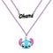 Disney Stitch Ohana Layered -16 ,18 +3 Ext./Imitation Rhodium Plt Necklace NH00922RL-16.PH