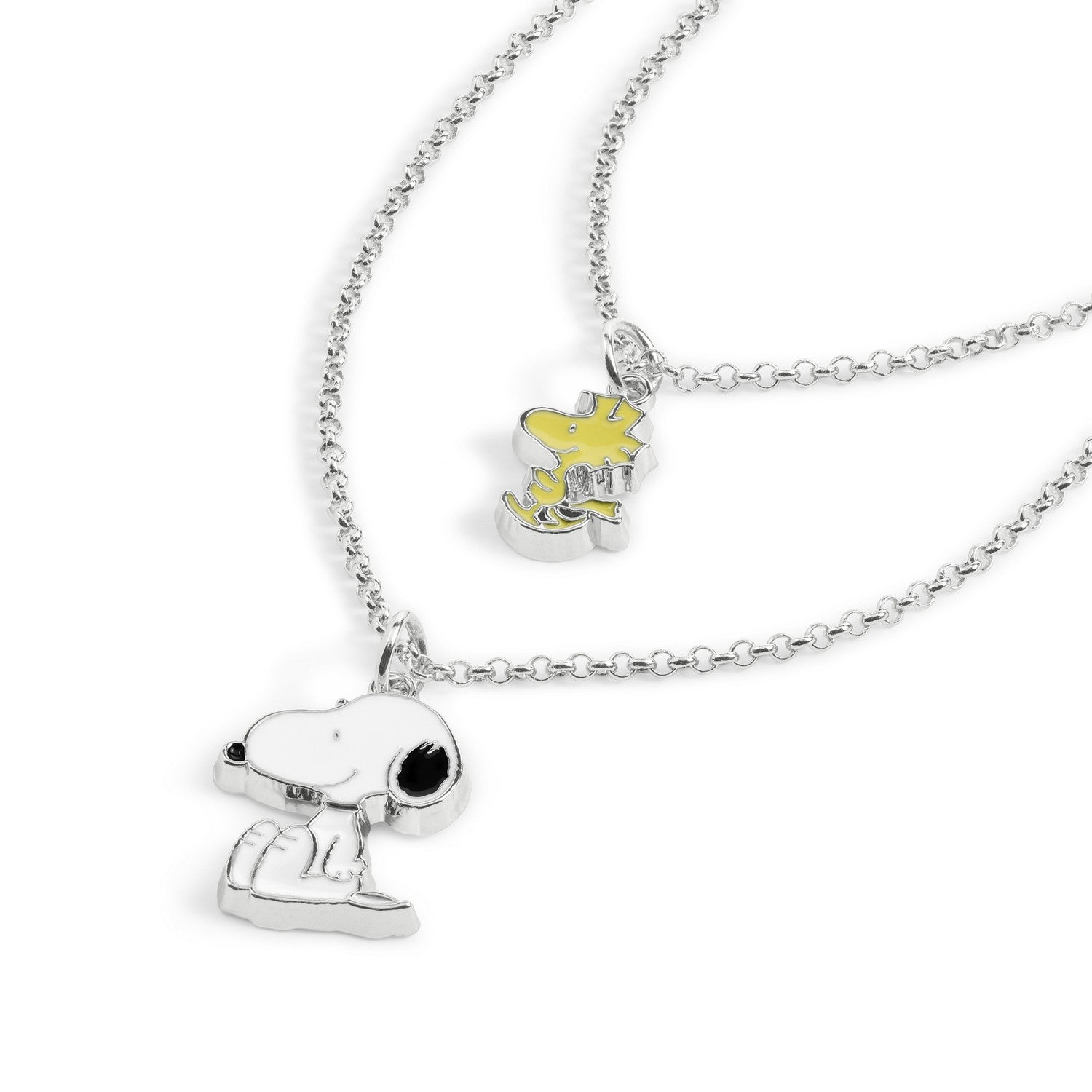 Collectable Peanuts Snoopy And Woodstock 2Pc Necklace NH01144RL-16.PH