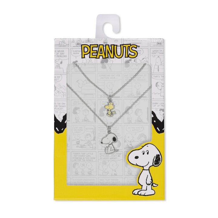 Collectable Peanuts Snoopy And Woodstock 2Pc Necklace NH01144RL-16.PH