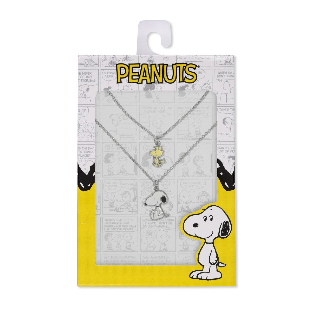 Collectable Peanuts Snoopy And Woodstock 2Pc Necklace NH01144RL-16.PH