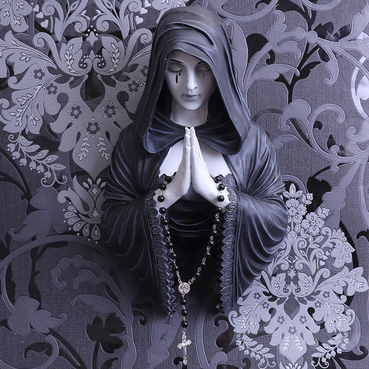 Gothic Prayer Wall Plaque Designed By Anne Stokes 39cm NOW0915